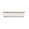 Hioshop Verona wandplank wit- eik decor Online