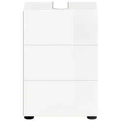 Merkloos Hioshop Vira wastafel 1 deur wit hoogglans- wit Outlet