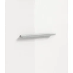 Merkloos Hioshop Wave wastafel 2 deuren wit hoogglans- eiken decor Online