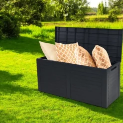 HIXA Opbergbox 240L -Zwart Hot