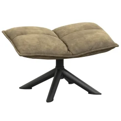 Leen Bakker Hocker Clayton - groen - 45x64x41,50 cm Outlet