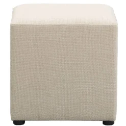 Leen Bakker Hocker Nando - beige - 45x45x45 cm