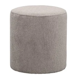 Leen Bakker Hocker Wenen - taupe - 40xØ37 cm Sale