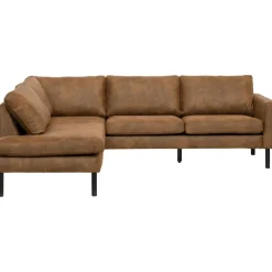 Leen Bakker Hoekbank Collin links - cognac Sale