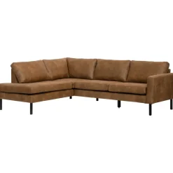 Leen Bakker Hoekbank Collin links - cognac Sale