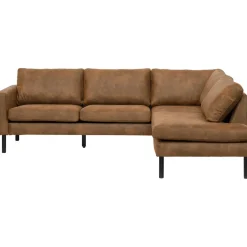 Leen Bakker Hoekbank Collin rechts - cognac Best