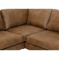 Leen Bakker Hoekbank Collin rechts - cognac Best