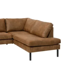Leen Bakker Hoekbank Collin rechts - cognac Best