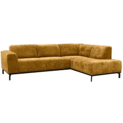 Leen Bakker Hoekbank Lola rechts - okergeel New