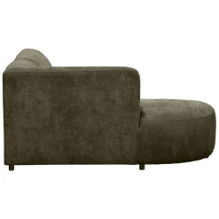 Leen Bakker Hoekbank Luna links - stof Rebel - groen Sale