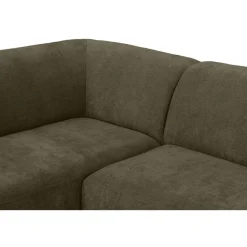 Leen Bakker Hoekbank Luna links - stof Rebel - groen Sale