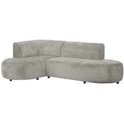 Leen Bakker Hoekbank Luna links - stof Cremona - beige New