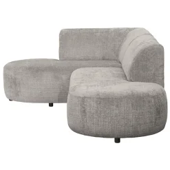 Leen Bakker Hoekbank Luna links - stof Cremona - beige New