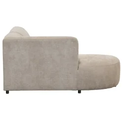 Leen Bakker Hoekbank Luna links - stof Rebel - beige New