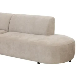 Leen Bakker Hoekbank Luna links - stof Rebel - beige New