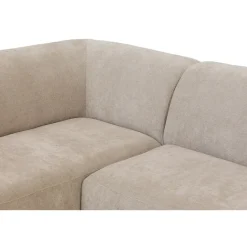 Leen Bakker Hoekbank Luna links - stof Rebel - beige New