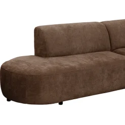 Leen Bakker Hoekbank Luna rechts - stof Rebel - terra Outlet