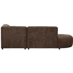 Leen Bakker Hoekbank Luna rechts - stof Rebel - terra Outlet