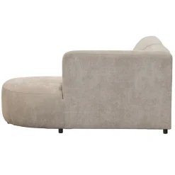 Leen Bakker Hoekbank Luna rechts - stof Rebel - beige Discount