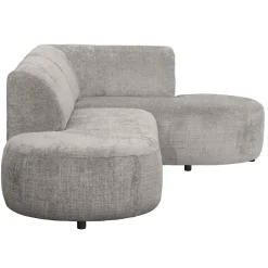 Leen Bakker Hoekbank Luna rechts - stof Cremona - beige Outlet