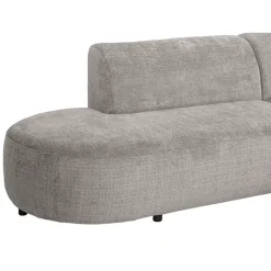 Leen Bakker Hoekbank Luna rechts - stof Cremona - beige Outlet