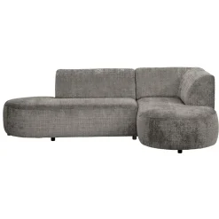 Leen Bakker Hoekbank Luna rechts - stof Cremona - taupe Clearance