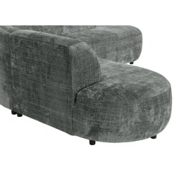 Leen Bakker Hoekbank Luna rond - stof Cremona - grijs Clearance