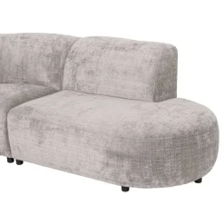 Leen Bakker Hoekbank Luna rond - stof Cremona - beige Discount