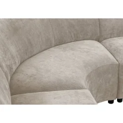 Leen Bakker Hoekbank Luna rond - stof Rebel - beige Hot