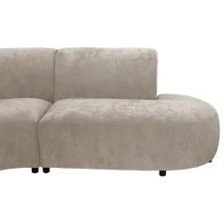 Leen Bakker Hoekbank Luna rond - stof Rebel - beige Hot