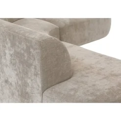 Leen Bakker Hoekbank Luna rond - stof Rebel - beige Hot