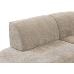 Leen Bakker Hoekbank Luna rond - stof Rebel - beige Hot