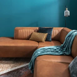 Leen Bakker Hoekbank Otis links - kastanje Outlet