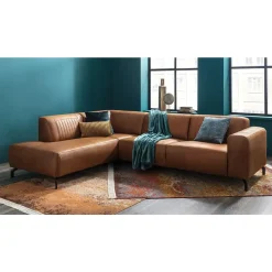 Leen Bakker Hoekbank Otis links - kastanje Outlet