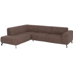 Leen Bakker Hoekbank Otis links - koffie - bruin Clearance