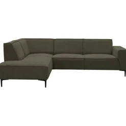 Leen Bakker Hoekbank Romy links - groen Outlet