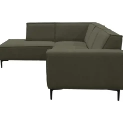 Leen Bakker Hoekbank Romy links - groen Outlet