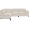Leen Bakker Hoekbank Romy links - stof Egon - beige Clearance