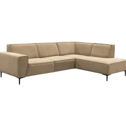 Leen Bakker Hoekbank Romy rechts - beige Clearance