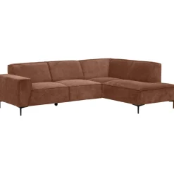 Leen Bakker Hoekbank Romy rechts - stof Egon - terra Clearance