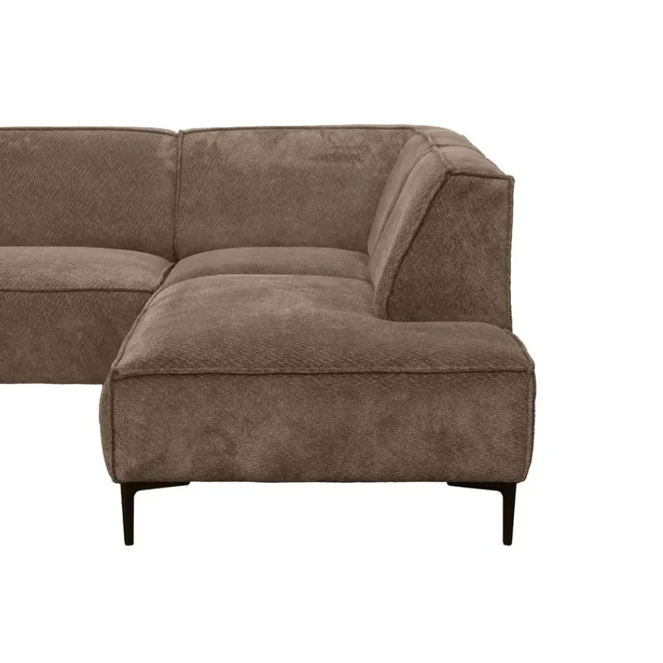 Leen Bakker Hoekbank Romy rechts - stof Egon - taupe Hot