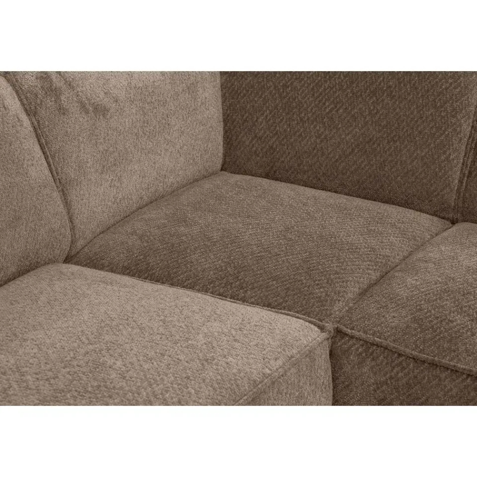 Leen Bakker Hoekbank Romy rechts - stof Egon - taupe Hot