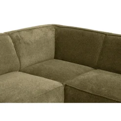 Leen Bakker Hoekbank Romy rechts - stof Egon - groen Sale