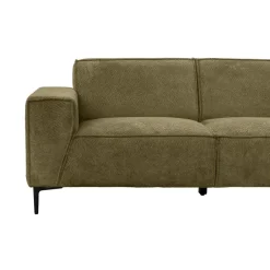 Leen Bakker Hoekbank Romy rechts - stof Egon - groen Sale