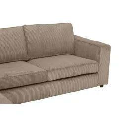 Leen Bakker Hoekbank Stuttgart links - taupe Best