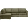 Leen Bakker Hoekbank Stuttgart links - olijfgroen Online