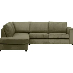 Leen Bakker Hoekbank Stuttgart links - olijfgroen Online