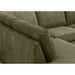 Leen Bakker Hoekbank Stuttgart links - olijfgroen Online