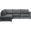 Leen Bakker Hoekbank Stuttgart links - antraciet Best
