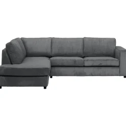 Leen Bakker Hoekbank Stuttgart links - antraciet Best
